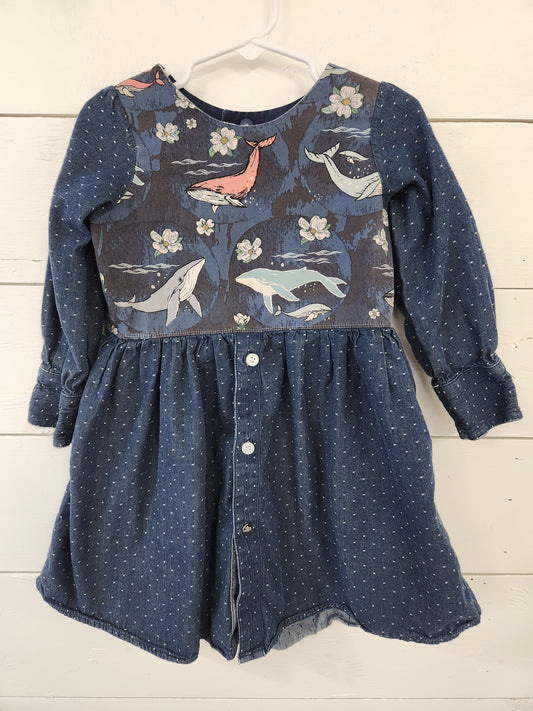 Size 4t | Briar and Boone Whale Dress