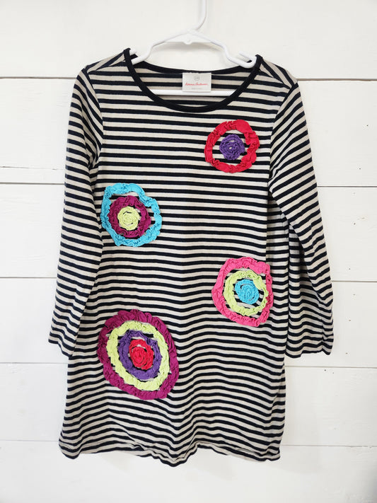 Size 6-7 | Hanna Andersson Striped Dress