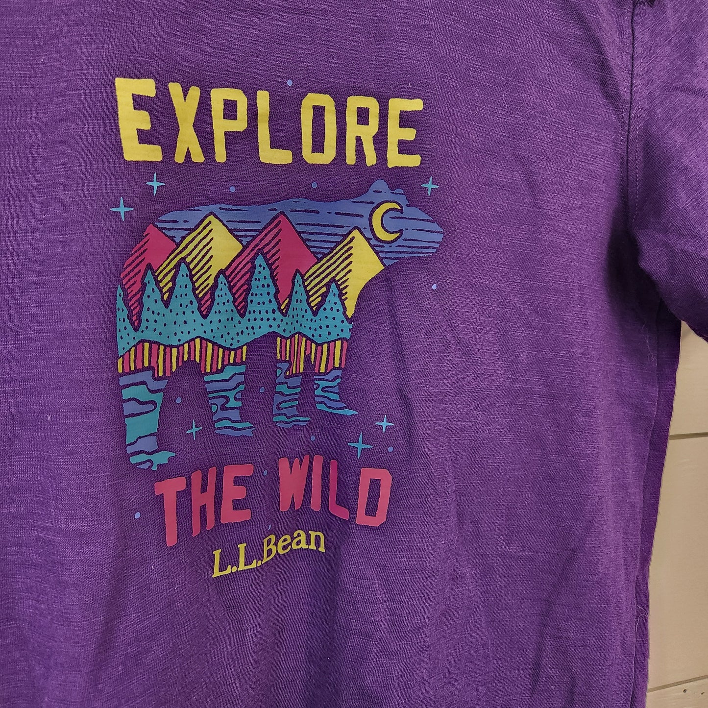 Size 10-12 | LL Bean explore purple shirt