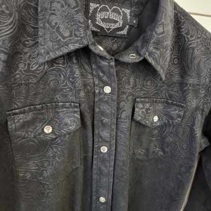 Size M (8-10) | Cowgirl Snap Down Shirt