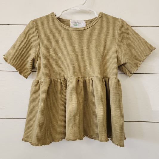 Size 5-6 | Knotted Fern Shirt
