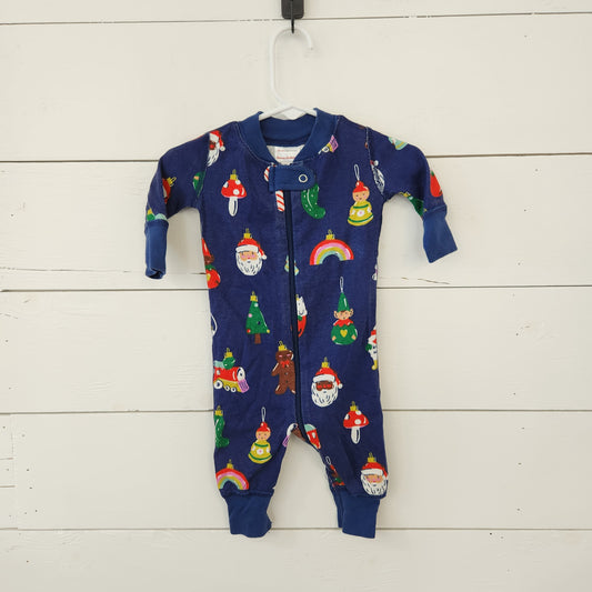 Size 0-3m | Hanna Andersson Christmas Romper