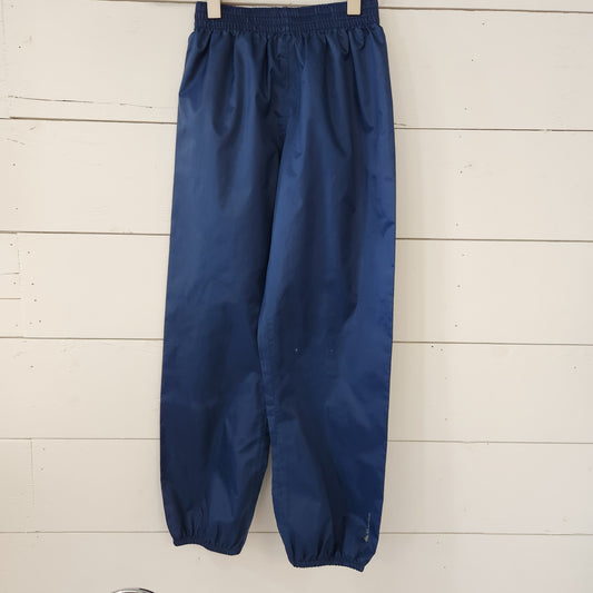 Size 6 | Quechua Navy Rain Pants *hole
