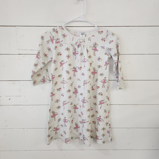 Size 7-8 | Mini Boden Ballet Nightgown *staining