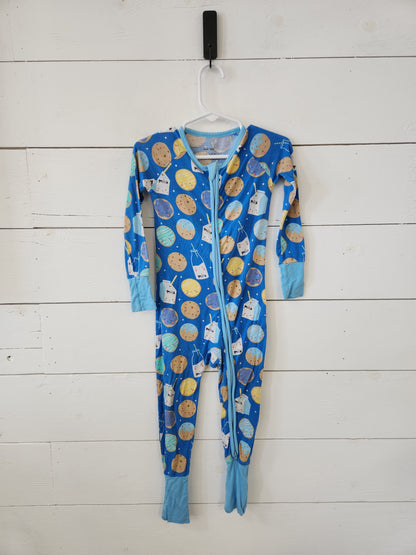Size 18-24m | Little Sleepies Milk & Cookies Footie *stain