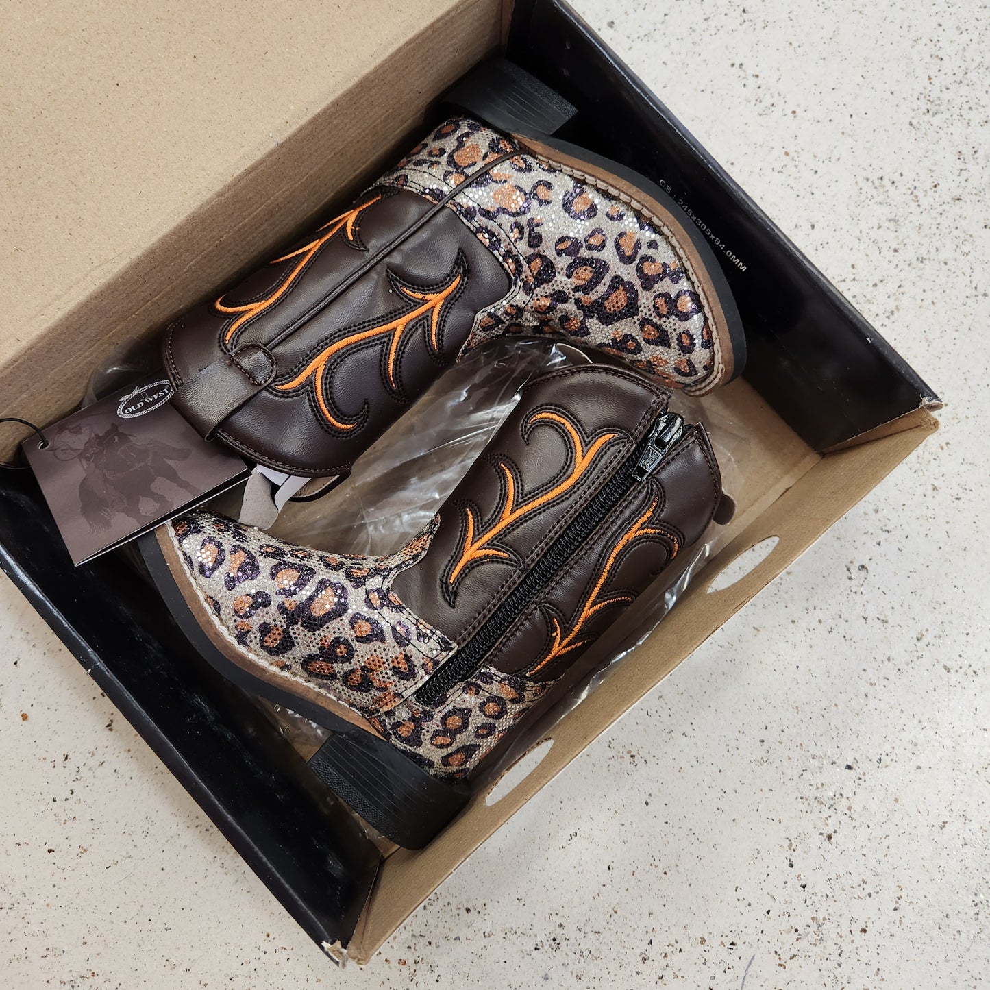 Size 4 | Old West Cheetah Print Boots NIB