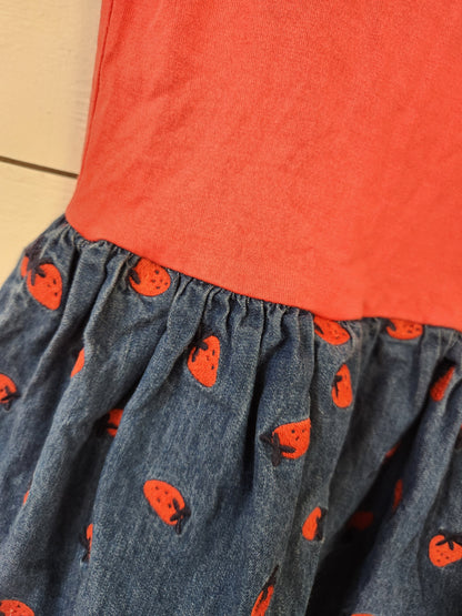 Size 6-7 | Hanna Andersson Strawberry Dress