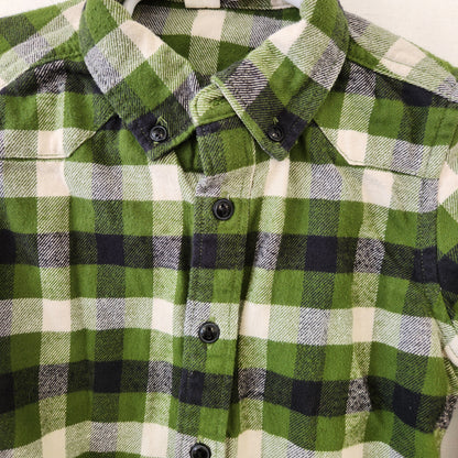 Size 5 | Gap Green Plaid Button Down Shirt