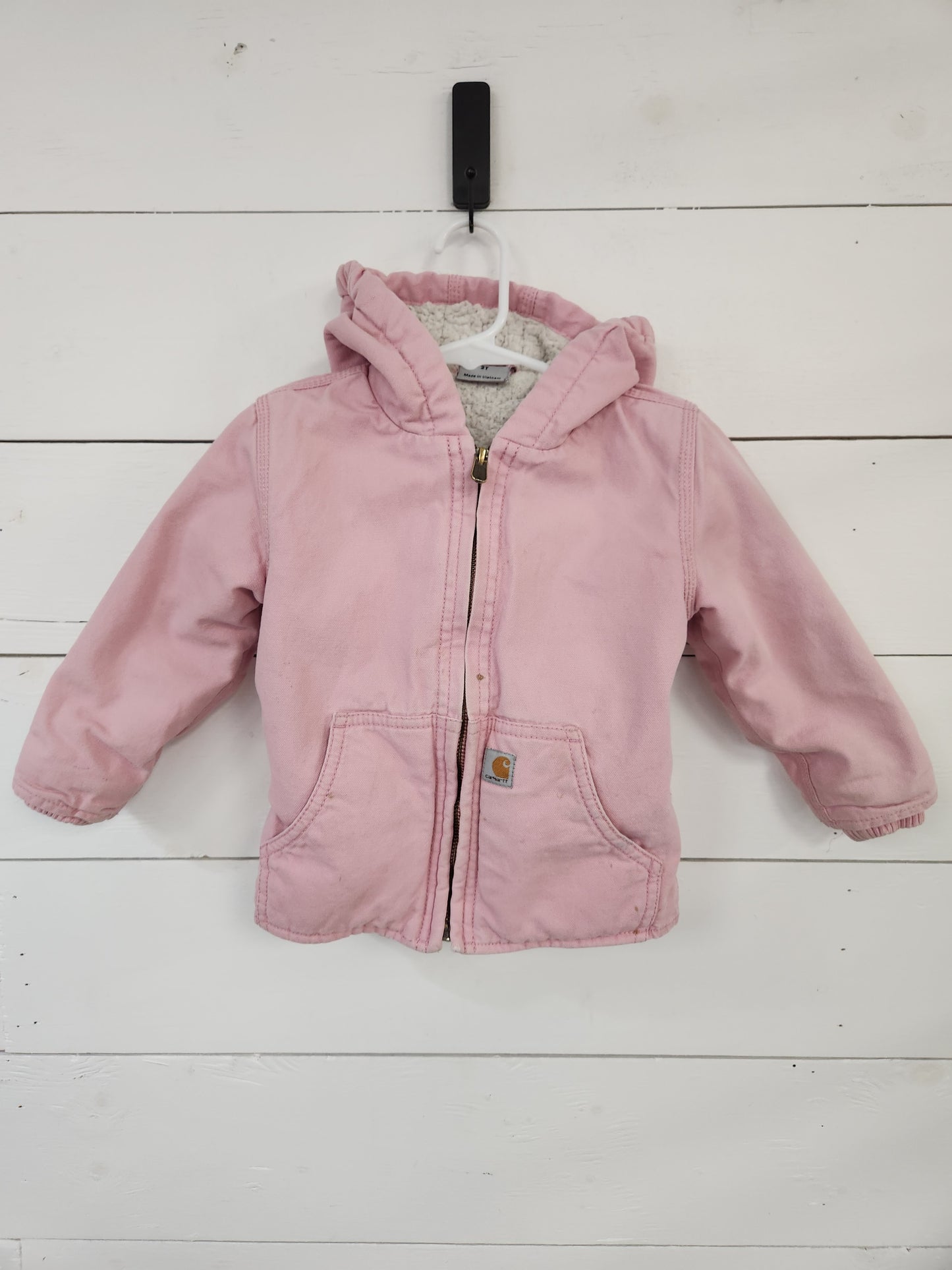Size 2t | Carhartt Pink Coat *stains
