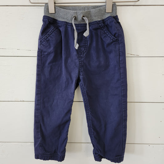 Size 18-24m | Hanna Andersson Lined Chinos