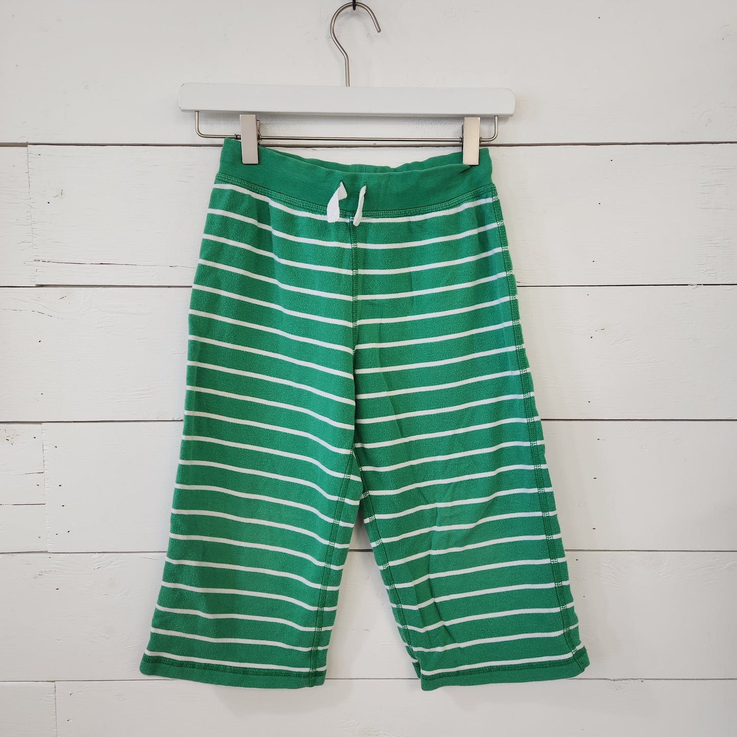 Size 10 | Hanna Andersson Green Striped Pants