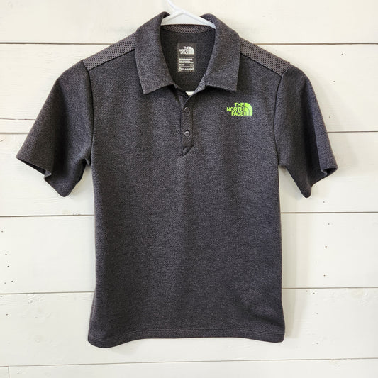 Size 10-12 | The North Face Grey Flash Dry Polo
