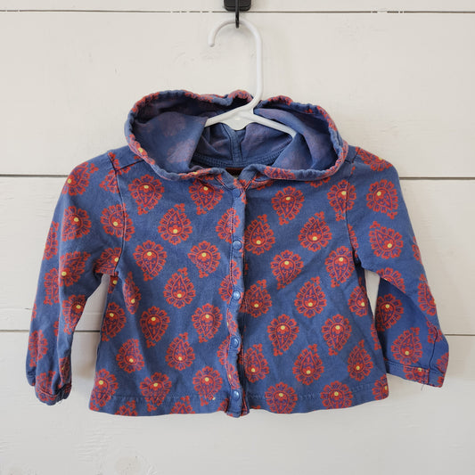 Size 6-12m | Tea Cotton Button Coat