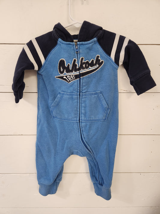 Size 9m | Oshkosh Zip Romper