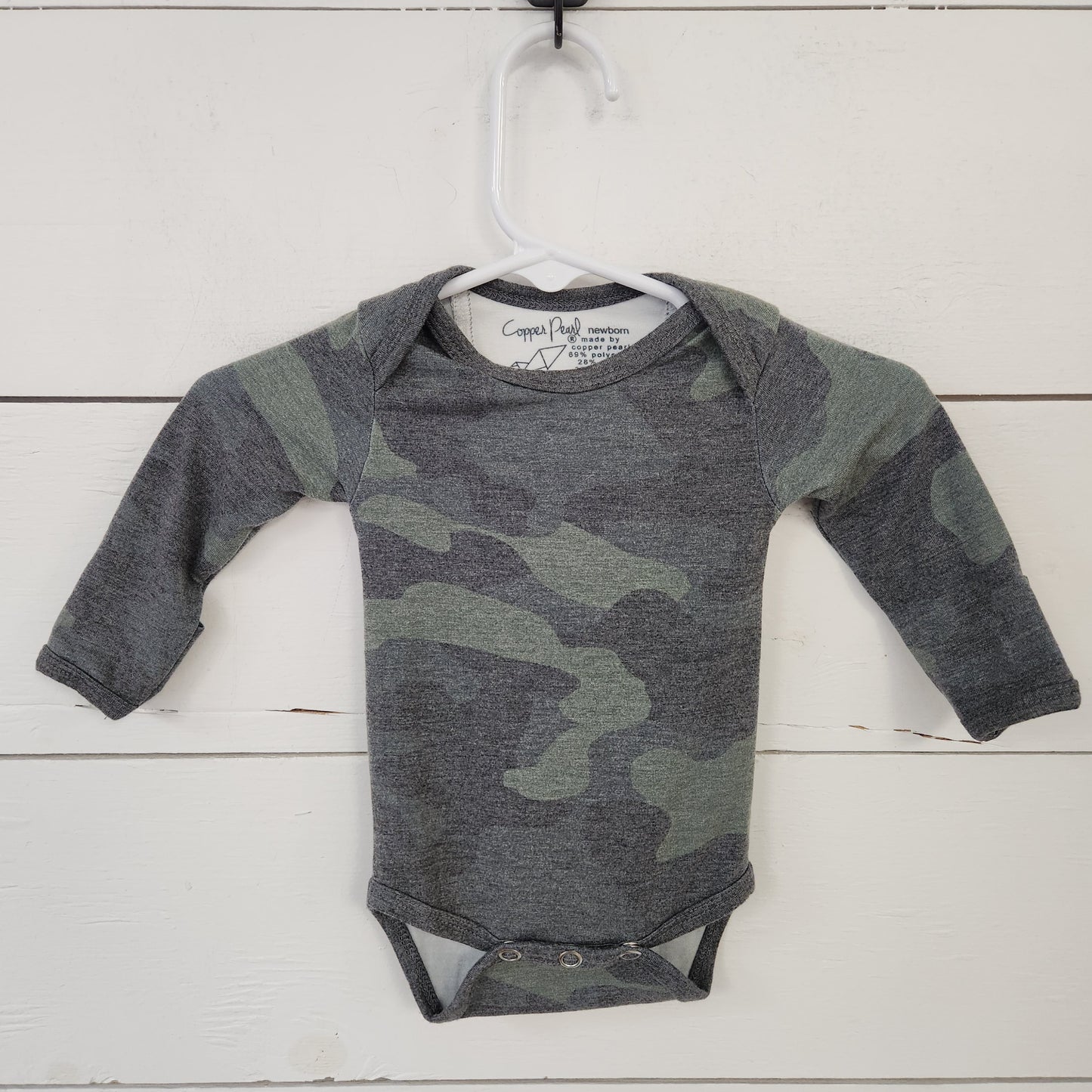 Size NB | Copper Pearl Longsleeve Bodysuit