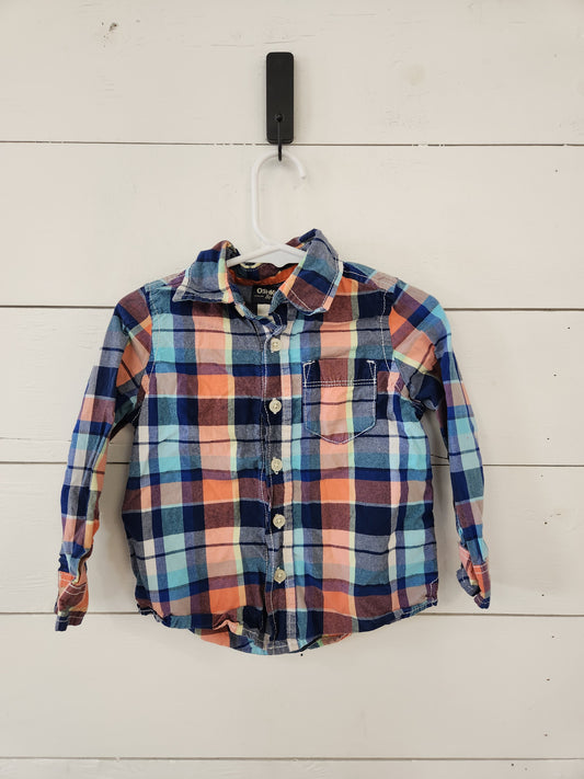 Size 3t | Osh Kosh Plaid Buttondown