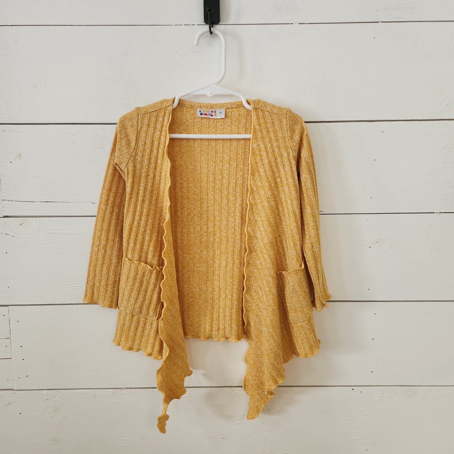Size 2t | Dot Dot Smile Yellow Cardigan
