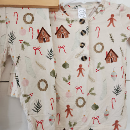Size 3-6m | LouLou Christmas PJ Set