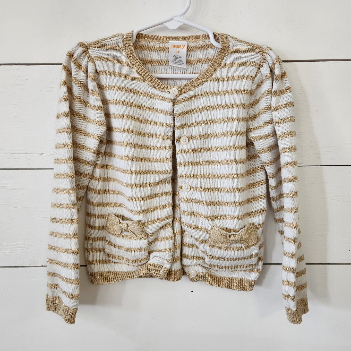 Size 4t | Gymboree Gold Sweater