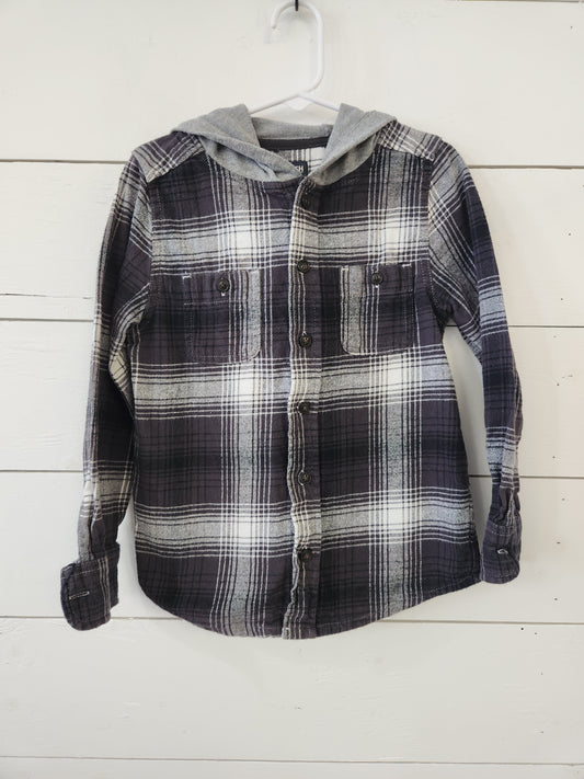 Size 6 | OshKosh Grey Hooded Long Sleeve