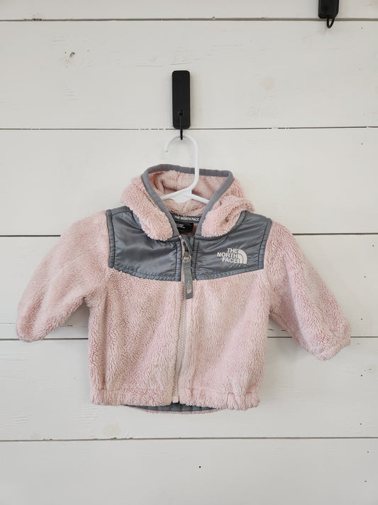 Size 0-3m | The North Face Pink Fleece Zip Up Hoodie