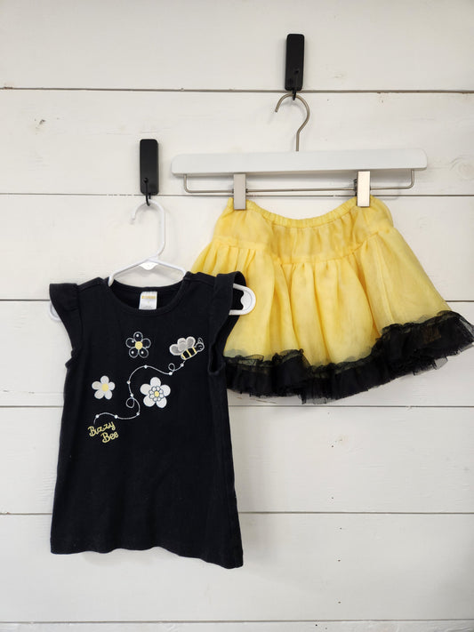Size 3t | Gymboree Buzzy Bee Shirt/Skirt Set