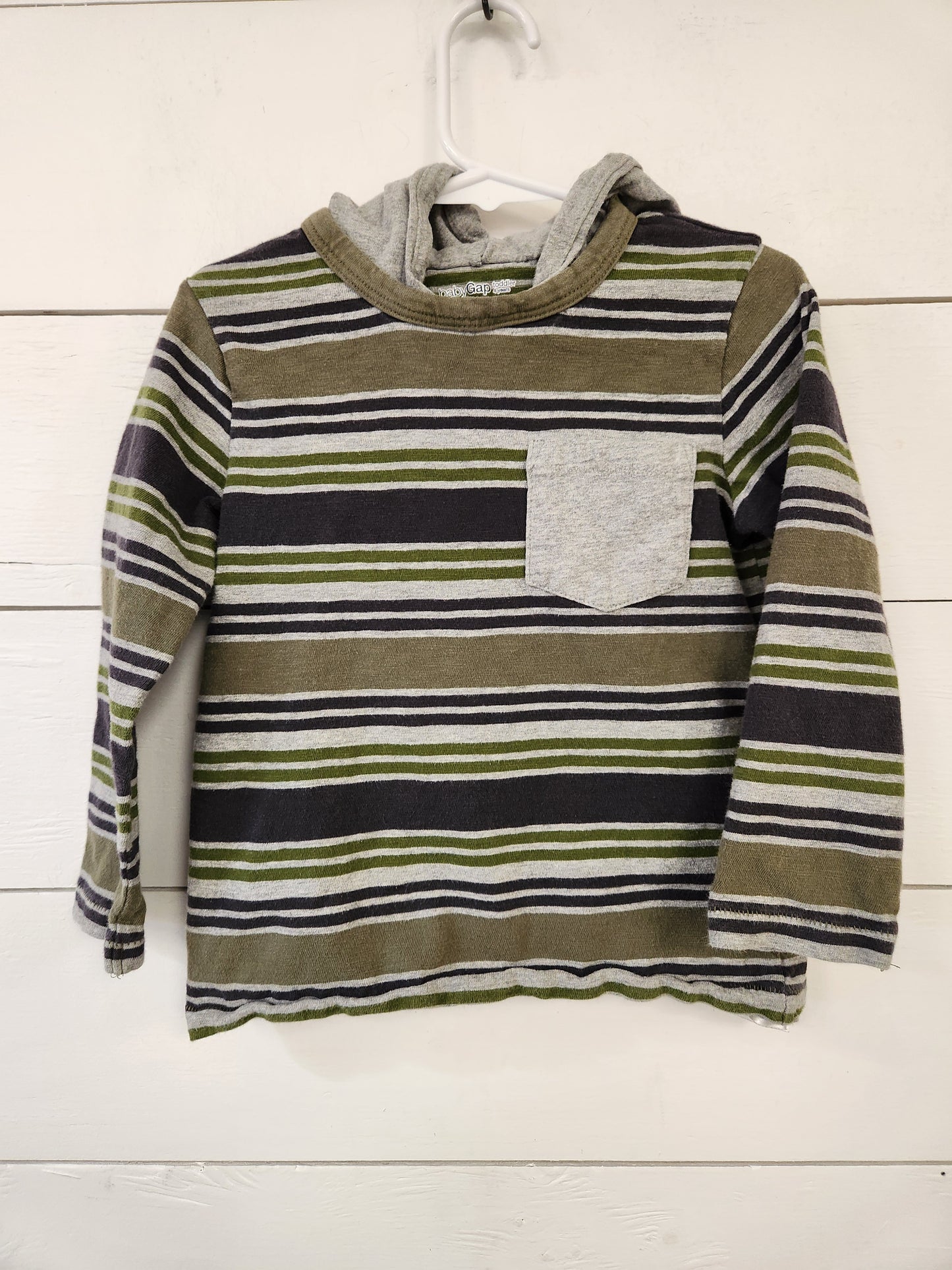 Size 4t | Gap Striped Hooded Longsleeve