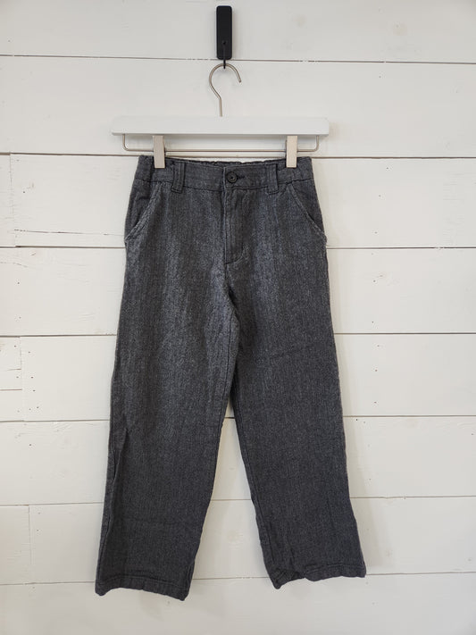 Size 8 | Gymboree Herringbone Adjustable Cotton Dress Pants