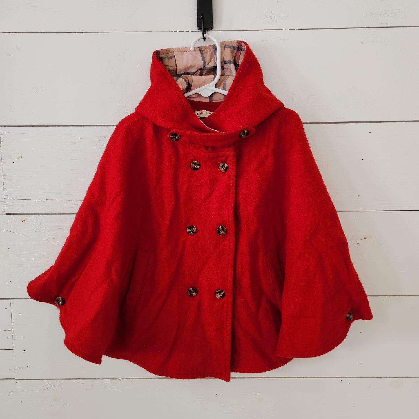 Size S | Hope & Henry Red Cape