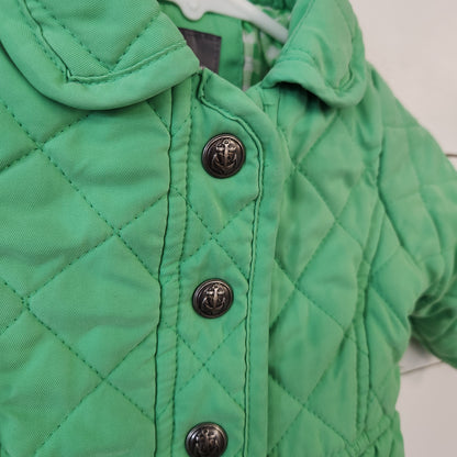 Size 0-6m | Baby Gap Green Quilted Jacket