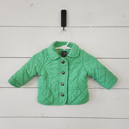 Size 0-6m | Baby Gap Green Quilted Jacket