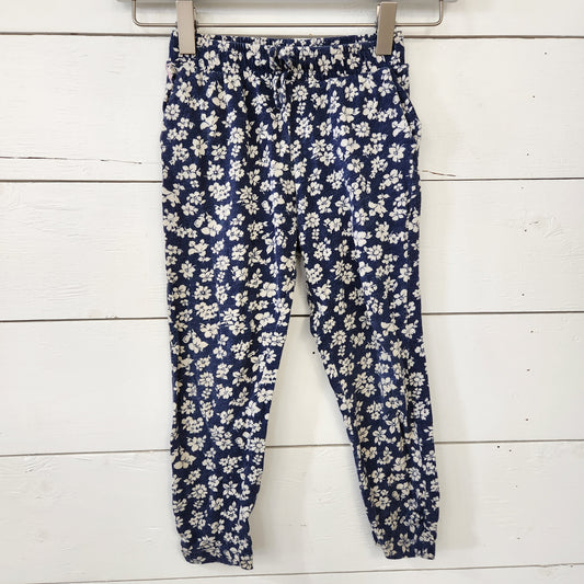 Size 5 | Polo Blue Floral Pants