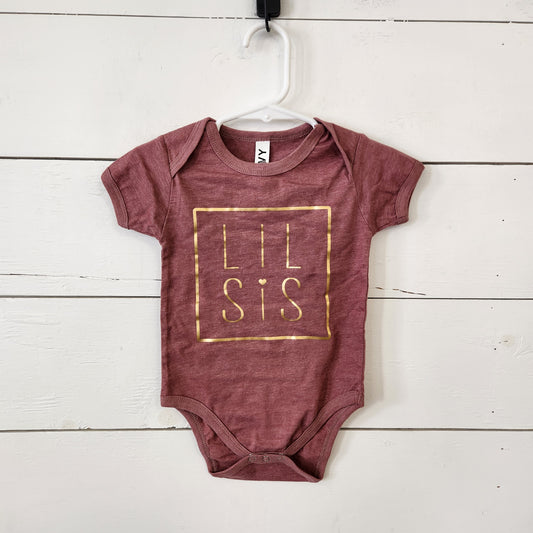 Size 3-6m | IVY 'Lil Sis' Onsie