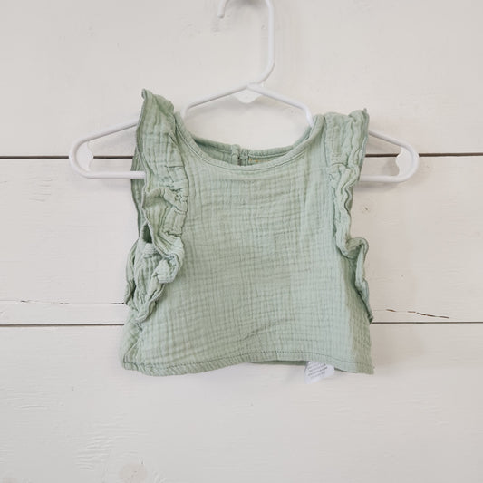Size 0-3m | Tahari Green Cotton Tank Top