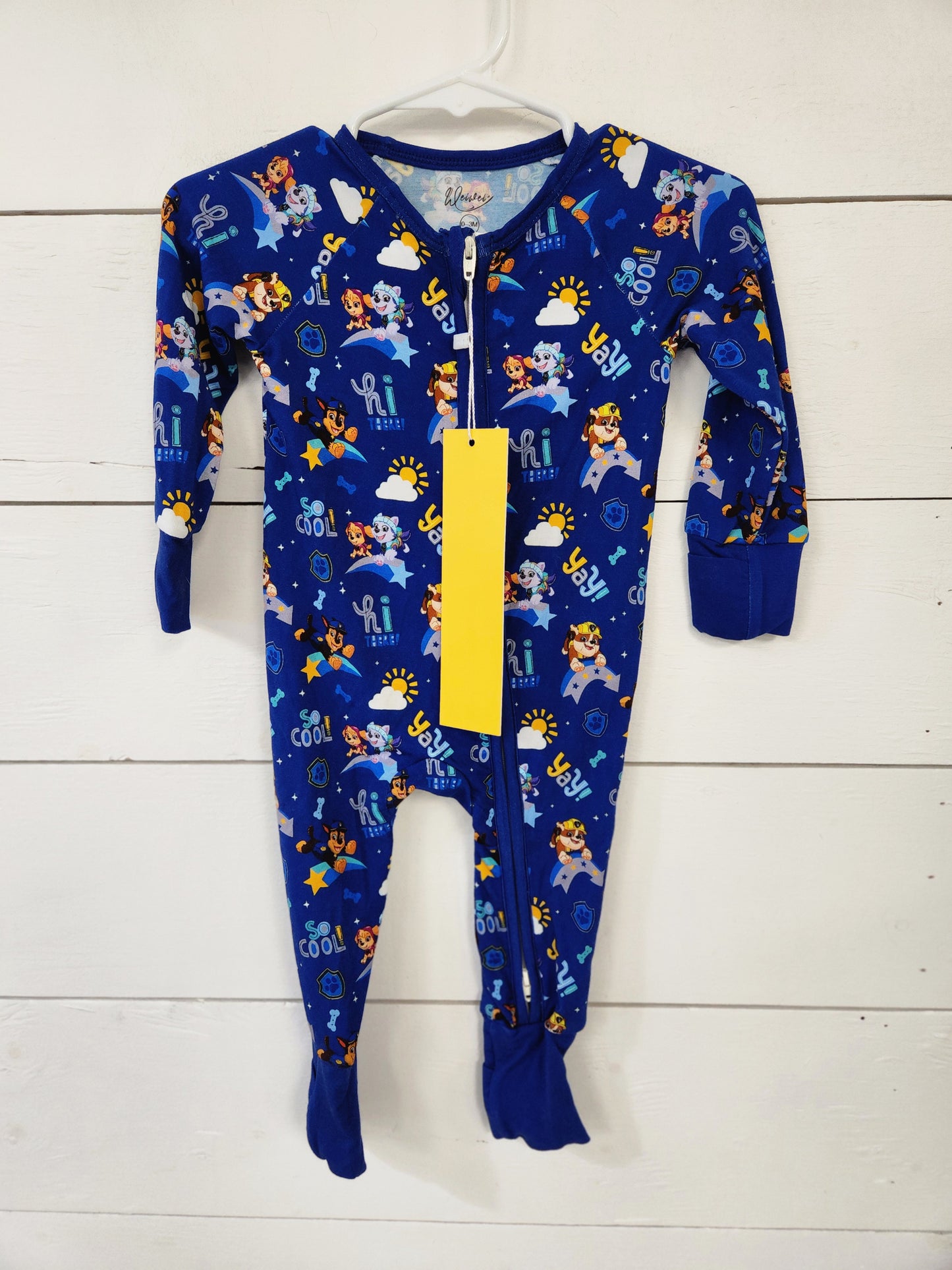 Size 0-3m | WeiWei NWT Paw Patrol Zip Sleeper