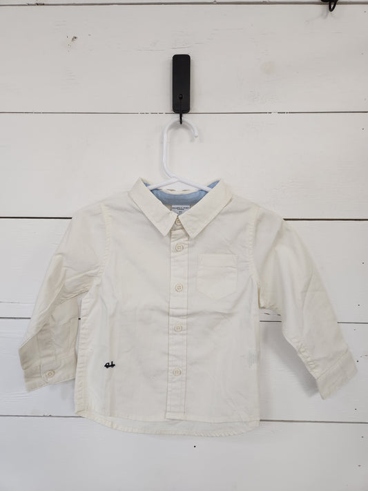 Size 9-12m | Polarn O. Pyret Linen Buttondown