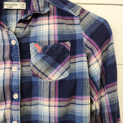 Size 9-10 | Abercrombie purple button up