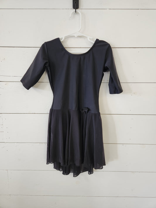 Size M | Leveret Girl Black Leotard Dress