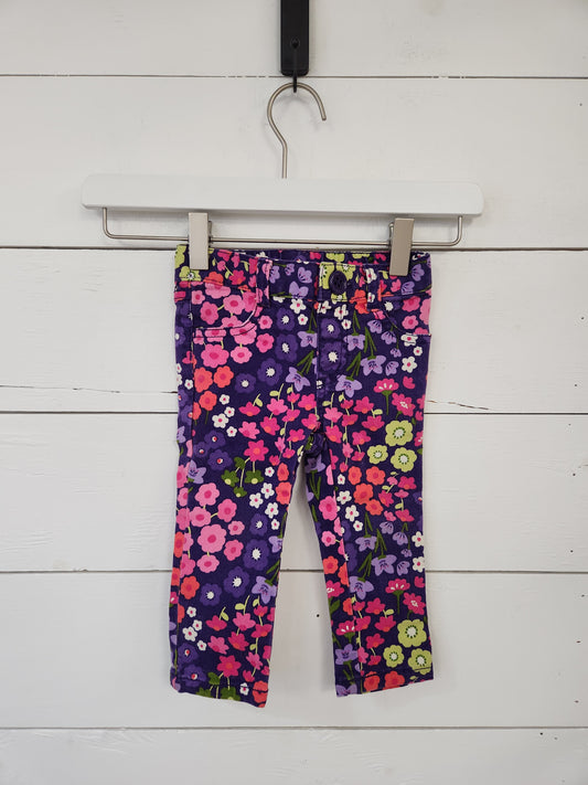Size 12-18m | Gymboree Purple Floral Pants