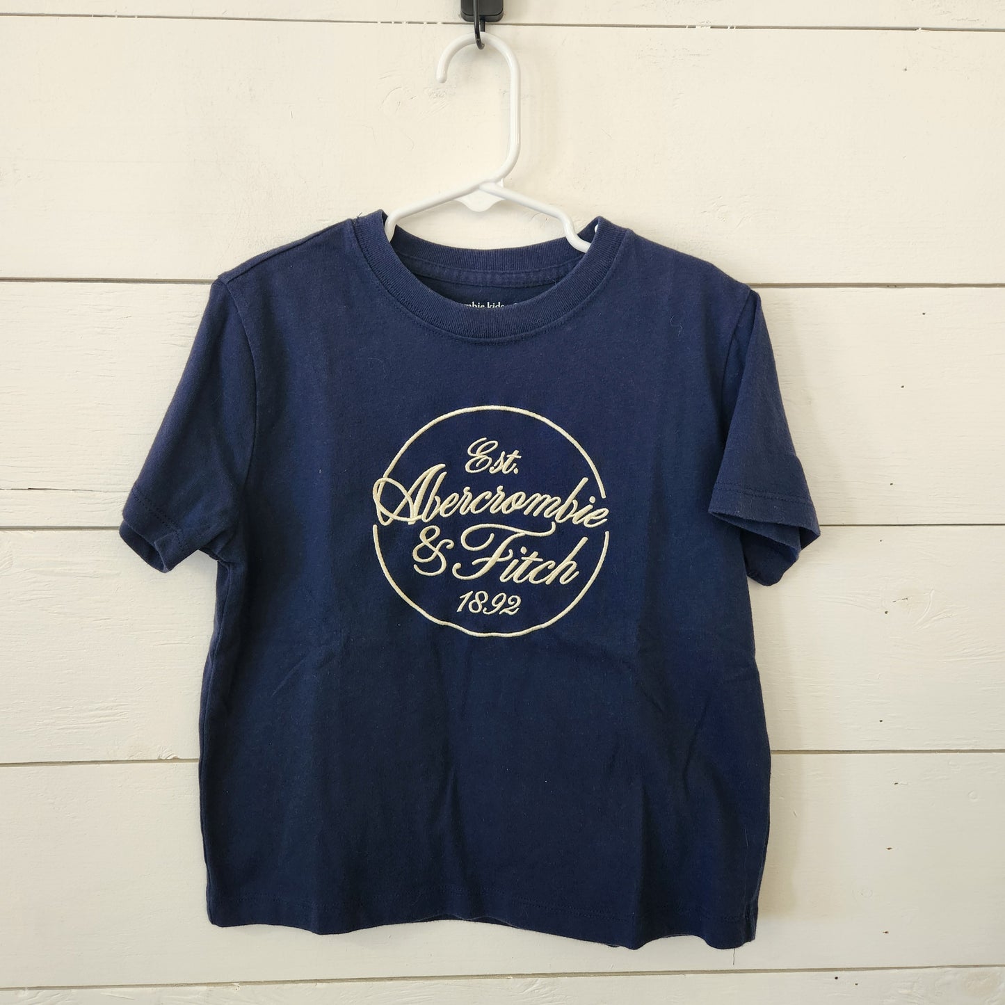 Size 9-10 | Abercrombie & Fitch Blue Cropped Shirt