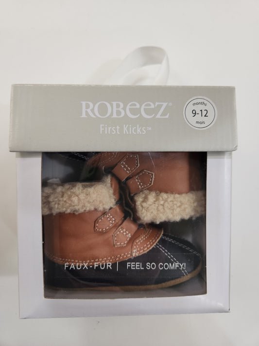 Size 9-12m | Robeez Soft Sole Shoes NIB