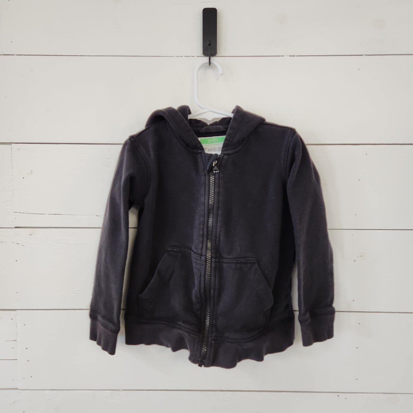 Size 4-5 | Pact Black Zip Up Hoodie
