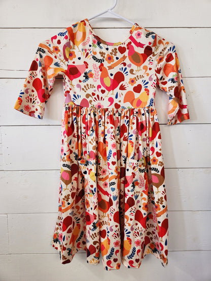 Size 7-8 | Mila and Rose Chicken Dress