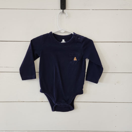 Size 6-12m | Gap Navy Bodysuit