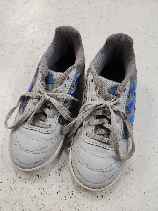 Size 1 | Adidas Grey & Blue Shoes