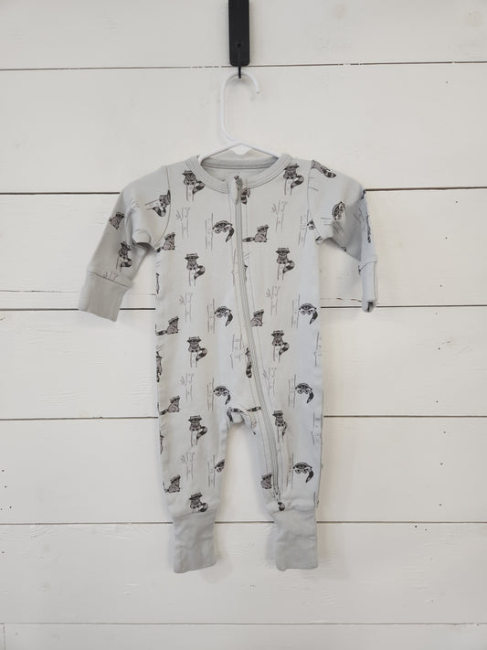 Size 0-3m | City Mouse Cotton Raccoon Sleeper