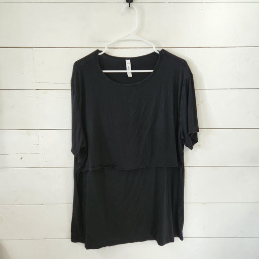 Size XXL | Sosolism Black Nursing T-Shirt