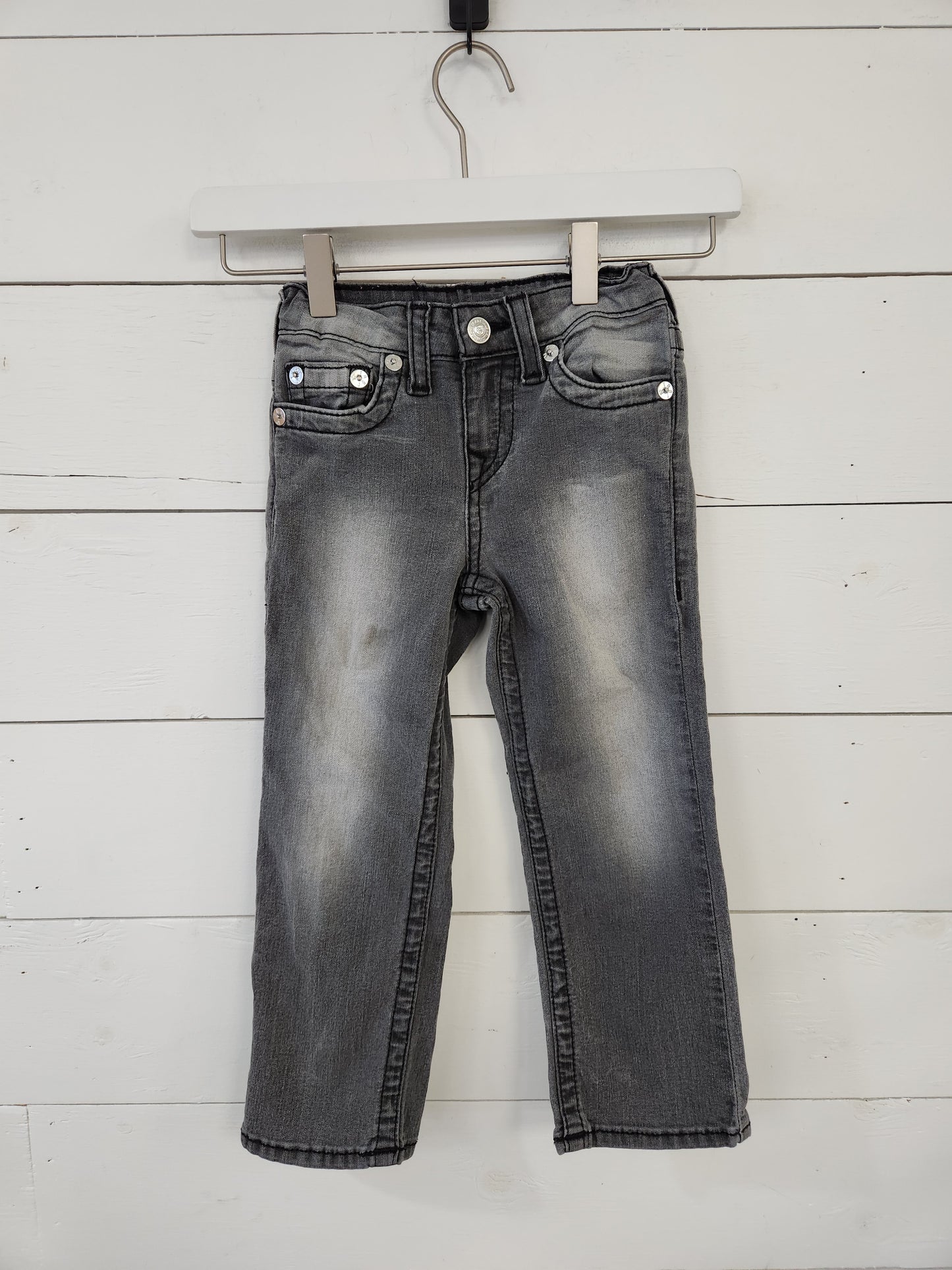Size 4 | True Religion Grey Adjustable Jeans