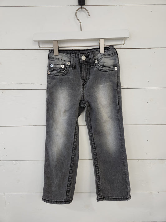 Size 4 | True Religion Grey Adjustable Jeans