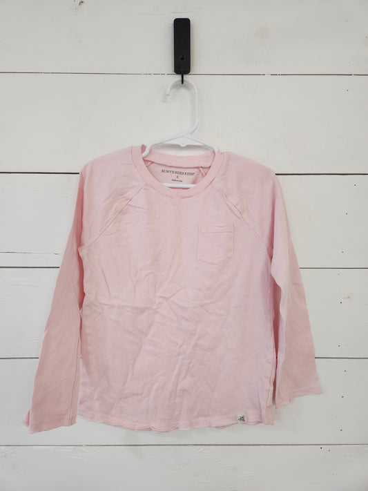 Size 6 | Burt's Bees Pink Pocket Shirt